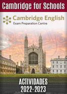Cambridge for Schools - actividades 2022-2023